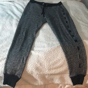 Abercrombie joggers.